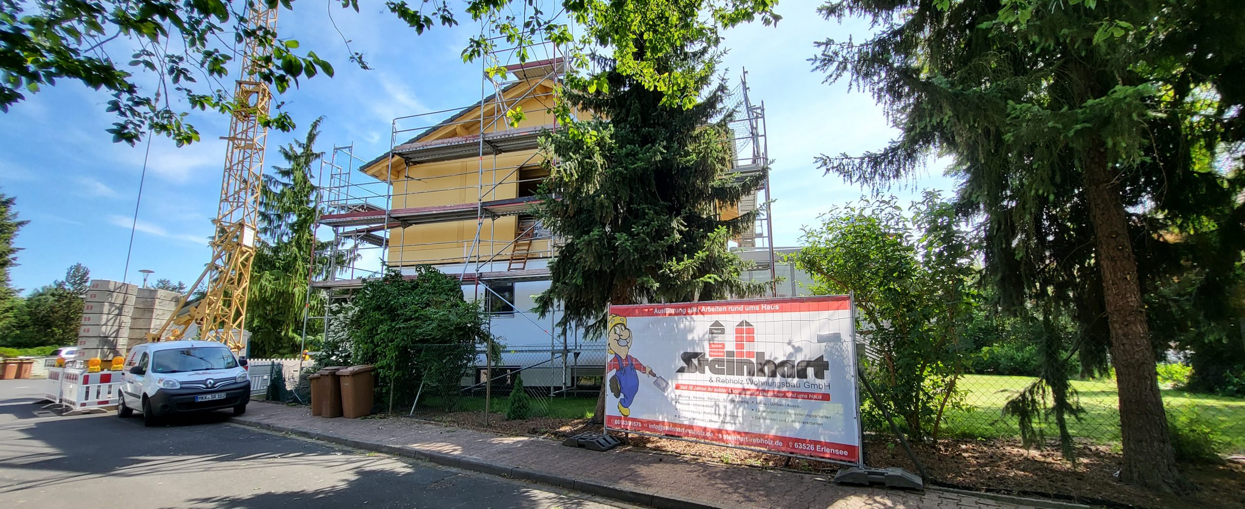 Wohnhaus Aufstockung um eine Wohneinheit in Holzrahmenbauweise in Erlensee – Schlüsselfertig